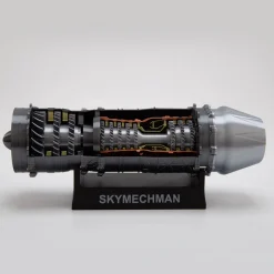 SKYMECHMAN 1/18 WS-15 Turbofan Engine Model Kit-Build Your Own Turbofan Engine that Works