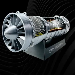 SKYMECHMAN 1/18 WS-15 Turbofan Engine Model Kit-Build Your Own Turbofan Engine that Works