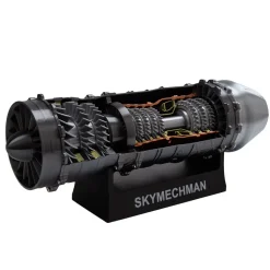 SKYMECHMAN 1/18 WS-15 Turbofan Engine Model Kit-Build Your Own Turbofan Engine that Works