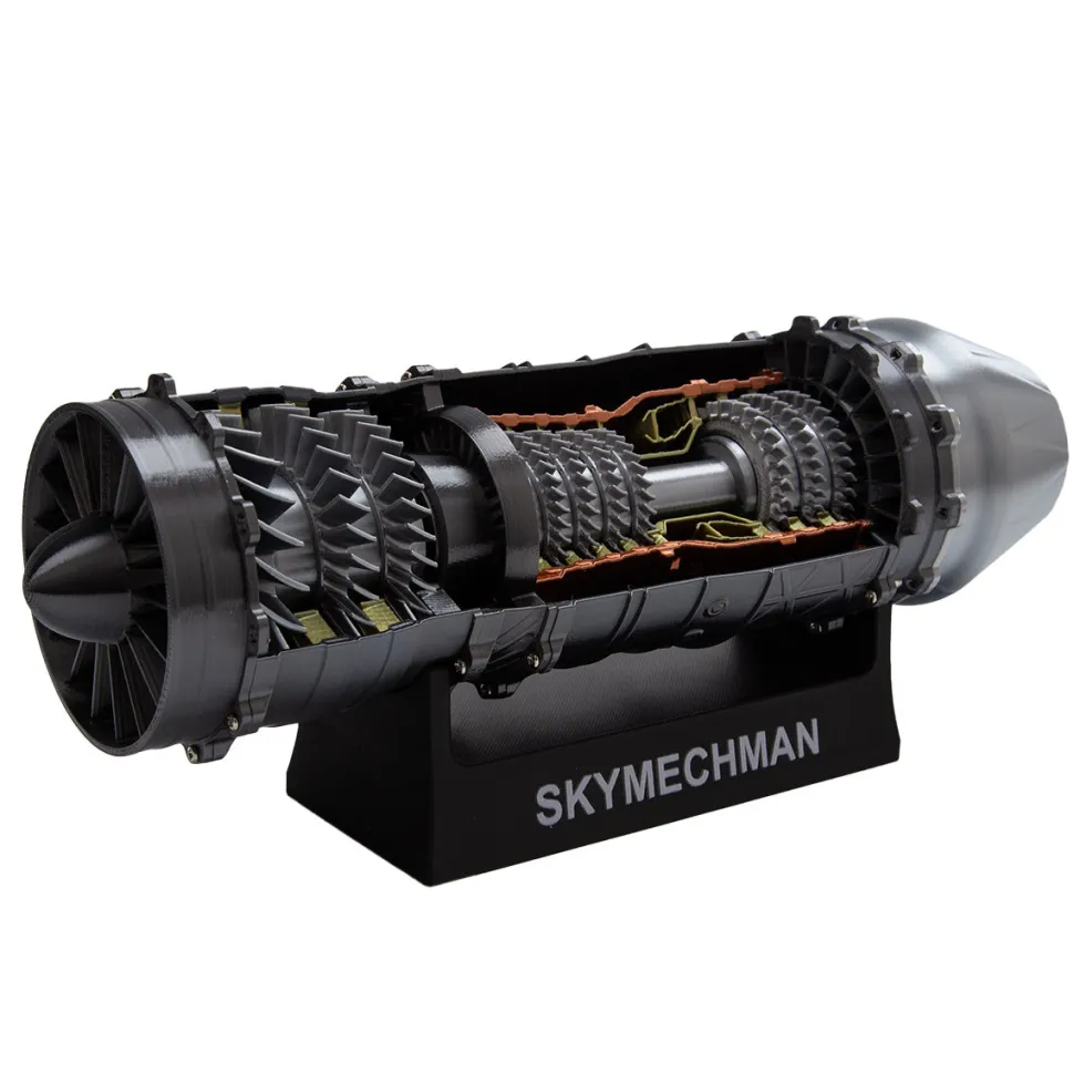 SKYMECHMAN 1/18 WS-15 Turbofan Engine Model Kit-Build Your Own Turbofan Engine that Works