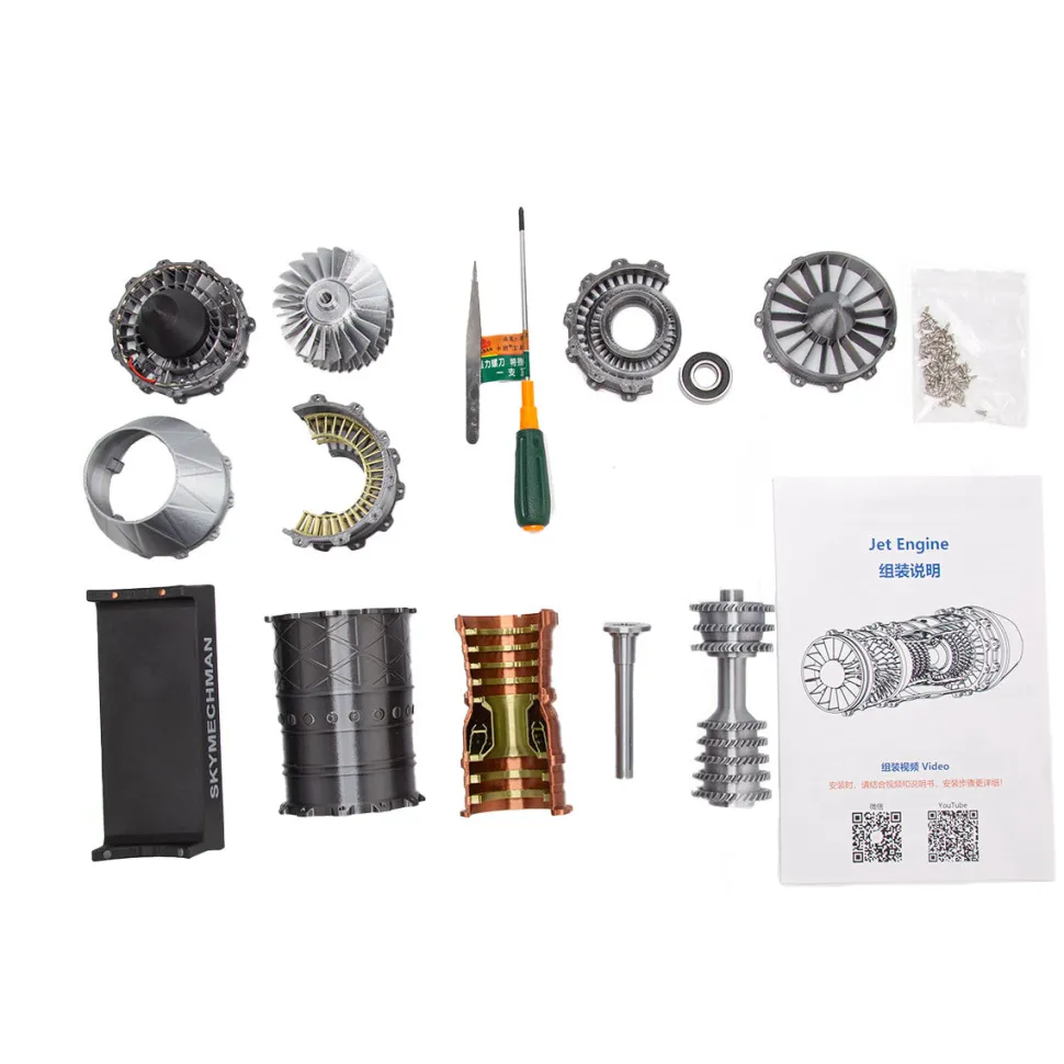 SKYMECHMAN 1/18 WS-15 Turbofan Engine Model Kit-Build Your Own Turbofan Engine that Works