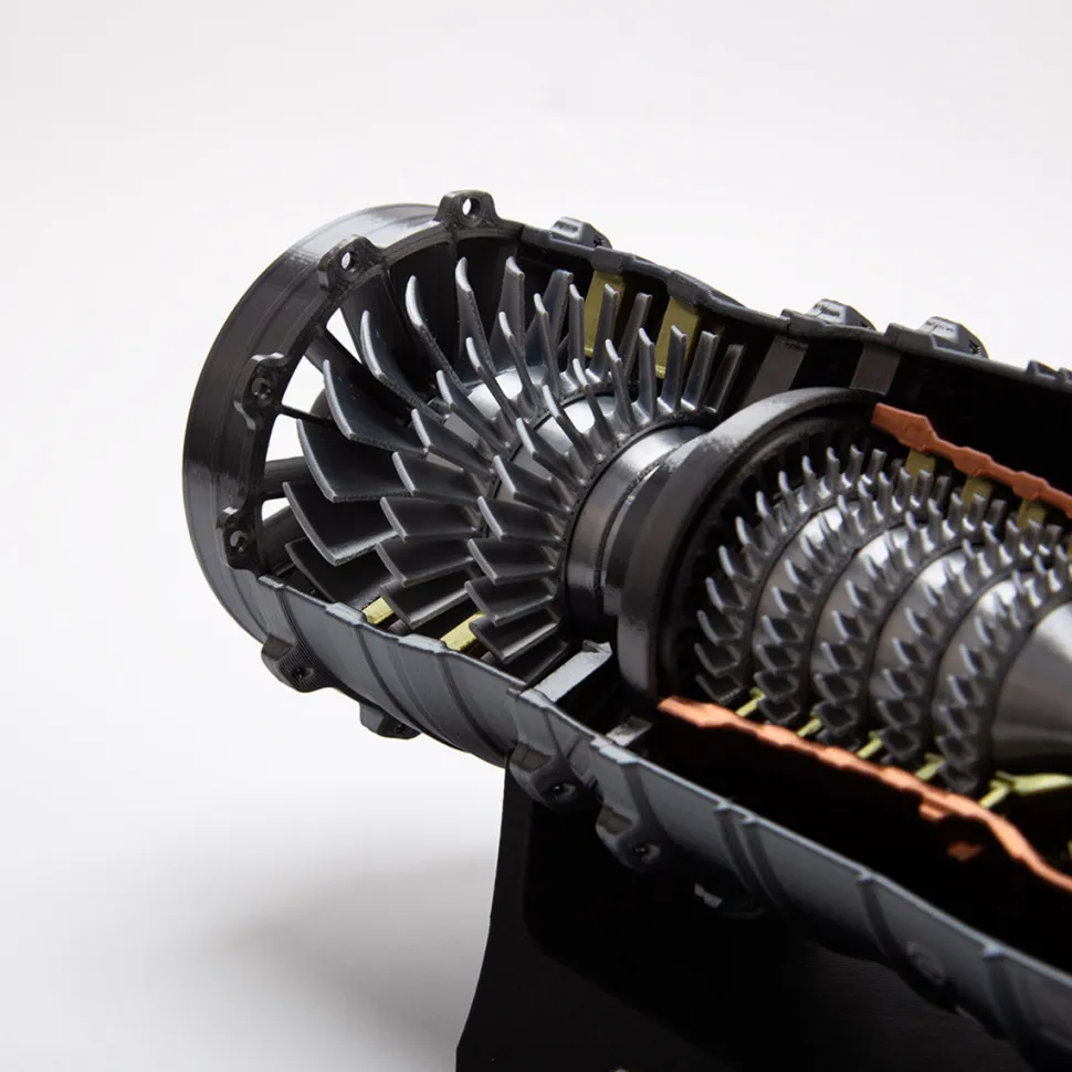 SKYMECHMAN 1/18 WS-15 Turbofan Engine Model Kit-Build Your Own Turbofan Engine that Works