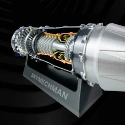 SKYMECHMAN 1/18 WS-15 Turbofan Engine Model Kit-Build Your Own Turbofan Engine that Works