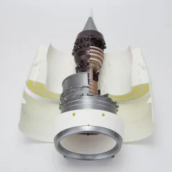 SKYMECH NTR-900 1/30 Turbofan Engine Model Kit - Build Your Own Turbofan Engine that Works - Working Jet Engine 150PCS