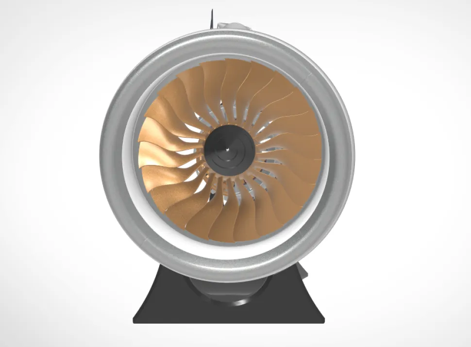 SKYMECH NTR-900 1/30 Turbofan Engine Model Kit - Build Your Own Turbofan Engine that Works - Working Jet Engine 150PCS