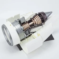 SKYMECH NTR-900 1/30 Turbofan Engine Model Kit - Build Your Own Turbofan Engine that Works - Working Jet Engine 150PCS
