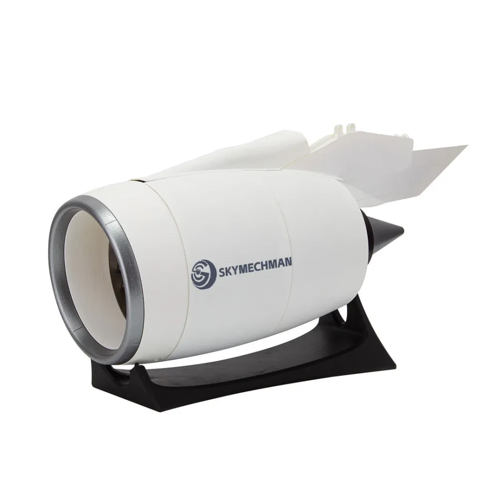 SKYMECH NTR-900 1/30 Turbofan Engine Model Kit - Build Your Own Turbofan Engine that Works - Working Jet Engine 150PCS