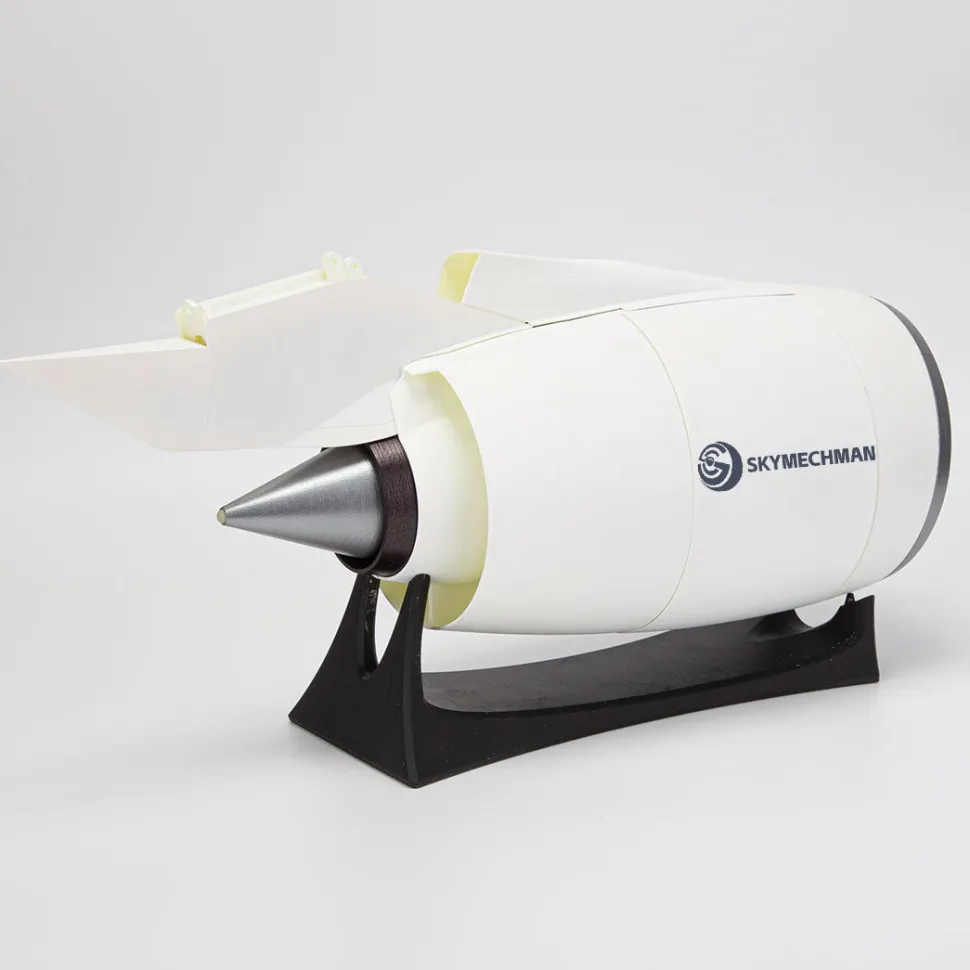 SKYMECH NTR-900 1/30 Turbofan Engine Model Kit - Build Your Own Turbofan Engine that Works - Working Jet Engine 150PCS