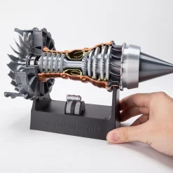 SKYMECH TR900 DIY Functional Turbofan Aero Aircraft Engine 3D Printed Assembly Model Dynamic KIT Version