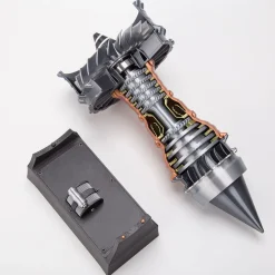 SKYMECH TR900 DIY Functional Turbofan Aero Aircraft Engine 3D Printed Assembly Model Dynamic KIT Version
