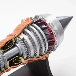 SKYMECH TR900 DIY Functional Turbofan Aero Aircraft Engine 3D Printed Assembly Model Dynamic KIT Version