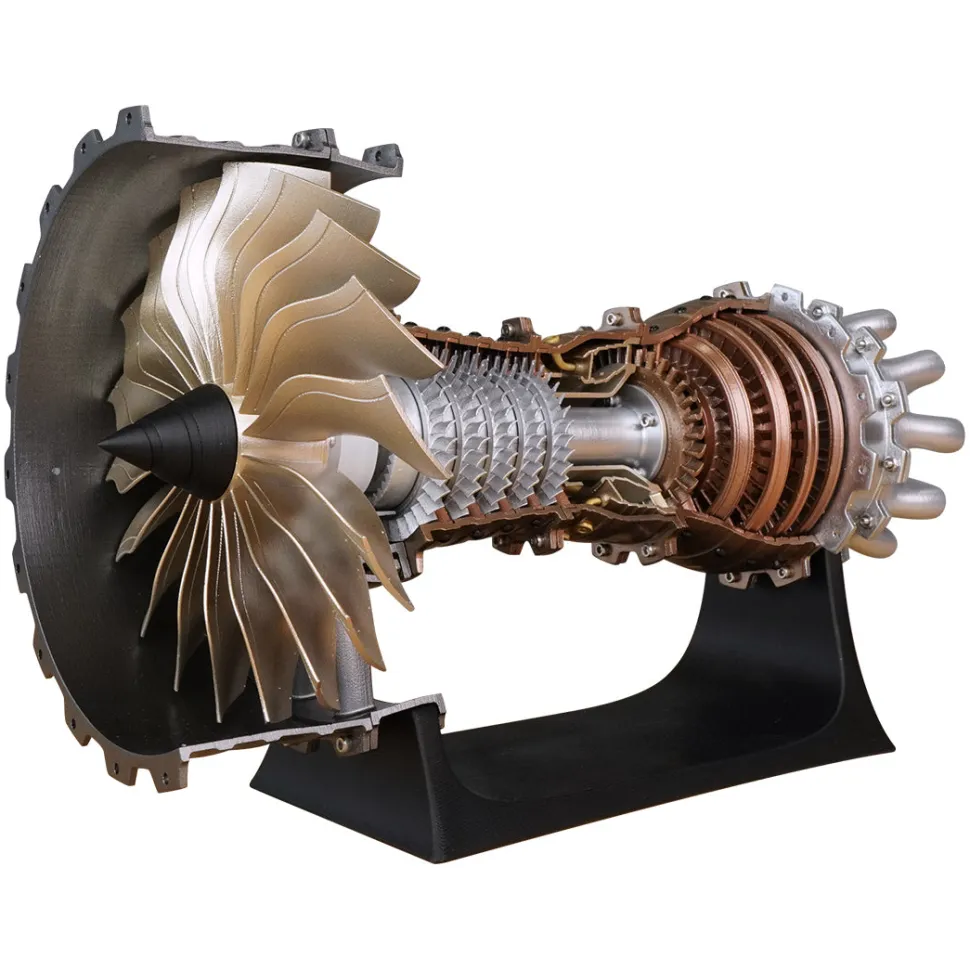 SKYMECH Trent 900 Aircraft Engine Model Kit - Build Your Own Jet Engine - 1: 20 Scale Turbofan Engine Mechanical Science STEM Toy
