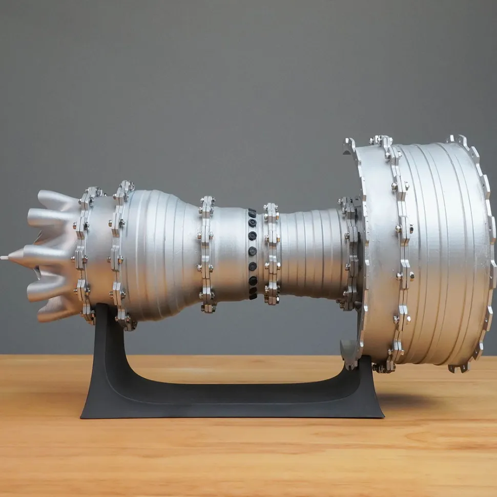 SKYMECH Trent 900 Aircraft Engine Model Kit - Build Your Own Jet Engine - 1: 20 Scale Turbofan Engine Mechanical Science STEM Toy