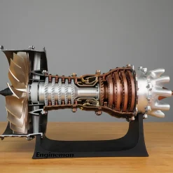 SKYMECH Trent 900 Aircraft Engine Model Kit - Build Your Own Jet Engine - 1: 20 Scale Turbofan Engine Mechanical Science STEM Toy