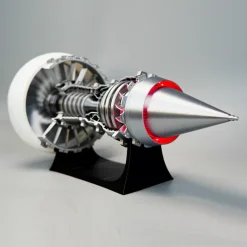 SKYMECH TRENT900 1/15 Scale 3D Printed Functional Turbofan Aircraft Engine Model (RTR Electric Light Version)