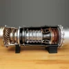 SKYMECH 1/20 Turbofan Engine Model Kit - Build Your Own Turbofan Engine that Works - WS-15 DIY Turbofan Frighter Engine 150+Pcs