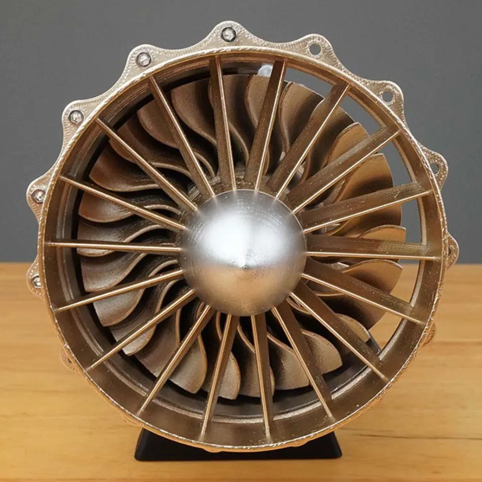 SKYMECH 1/20 Turbofan Engine Model Kit - Build Your Own Turbofan Engine that Works - WS-15 DIY Turbofan Frighter Engine 150+Pcs