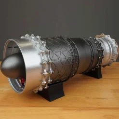 SKYMECH 1/20 Turbofan Engine Model Kit - Build Your Own Turbofan Engine that Works - WS-15 DIY Turbofan Frighter Engine 150+Pcs