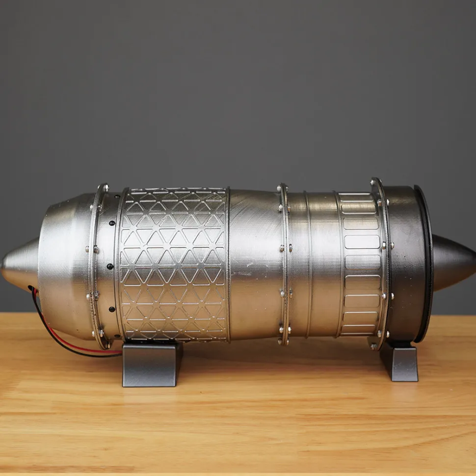 SKYMECH 1/3 Turbojet Engine Model Kit - Build Your Own Turbojet Engine that Works - WP-85 Turbojet DIY Aircraft Engine Model 100Pcs