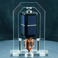 Solar Magnetic Levitation Model Levitating Mendocino Motor Educational Model Vertical Stand - Enginediy