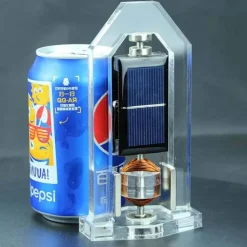 Solar Magnetic Levitation Model Levitating Mendocino Motor Educational Model Vertical Stand - Enginediy