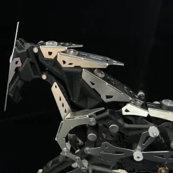 Solar Powered Mechanical Running Horse 3D Metal Puzzle Kit, DIY Steampunk Model Decor