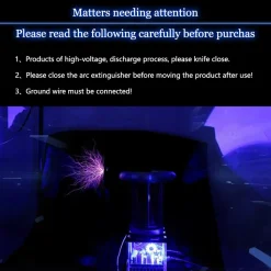 Solid State Music Tesla Coil Artificial Lightning Arc Plasma Loudspeaker