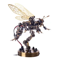 Sound Control 3D Puzzle Model Kit Mechanical Wasp Metal Assembly DIY Model Jigsaw Crafts