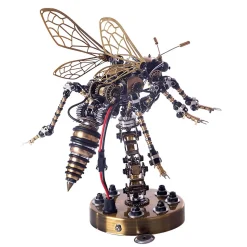 Sound Control 3D Puzzle Model Kit Mechanical Wasp Metal Assembly DIY Model Jigsaw Crafts