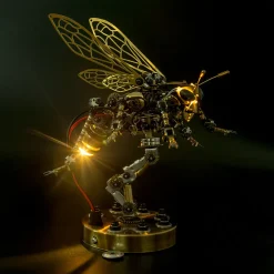 Sound Control 3D Puzzle Model Kit Mechanical Wasp Metal Assembly DIY Model Jigsaw Crafts