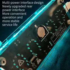 Soviet Cyberpunk IN12 Nixie Tube Clock - Retro Vintage Desktop Decor