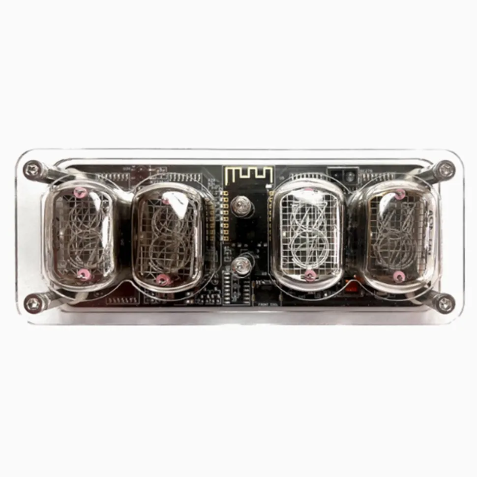 Soviet Cyberpunk IN12 Nixie Tube Clock - Retro Vintage Desktop Decor