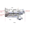 6-Speed Power Shift Transmission for CISON V8 Engine Model with High/Low Transfer Case