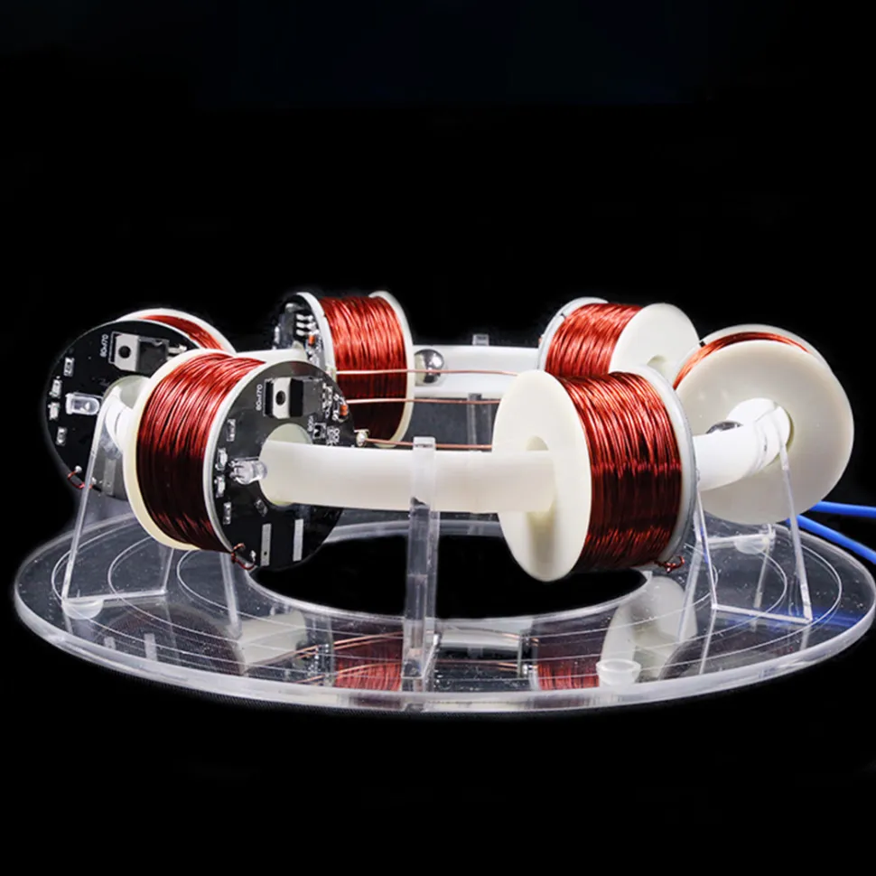 Stark 6 Coils Ring Accelerator Cyclotron High-tech Physics Model