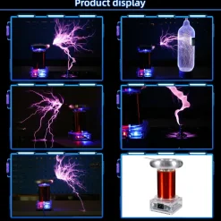 STARK SSTC Music Tesla Coil Integrated Arc Extinguishine Tesla Teaching Model High-tech Toy