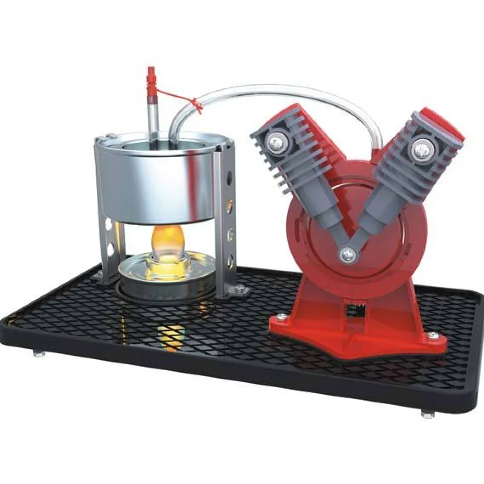 Steam Engine Model DIY Kit Children Steam Engine Experiment Model - Science Museum at Home
