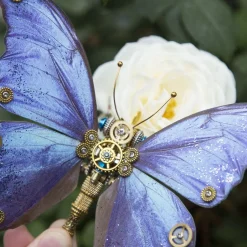 Steampunk 3D Butterfly Model Metal Puzzle DIY Assembly Kit for Kids, Teens and Adults (150PCS+)