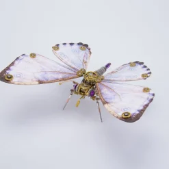 Steampunk 3D Butterfly Model Metal Puzzle DIY Assembly Kit for Kids, Teens and Adults (150PCS+)