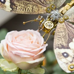 Steampunk 3D Butterfly Model Metal Puzzle DIY Assembly Kit for Kids, Teens and Adults (150PCS+)