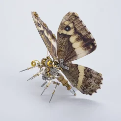 Steampunk 3D Butterfly Model Metal Puzzle DIY Assembly Kit for Kids, Teens and Adults (150PCS+)