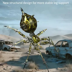 Steampunk Mechanical War Spider 3D Assembly Model Kit – Build Your Own Industrial Arachnid Artillery