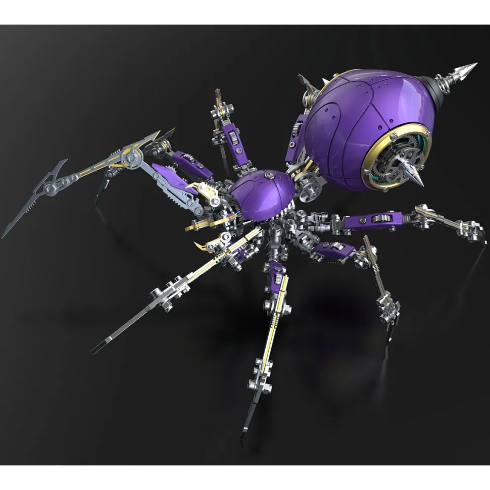 Steampunk Mechanical War Spider 3D Assembly Model Kit – Build Your Own Industrial Arachnid Artillery