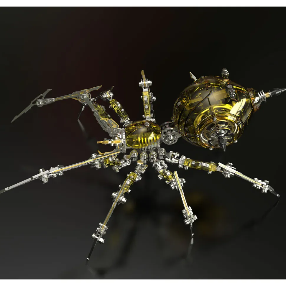 Steampunk Mechanical War Spider 3D Assembly Model Kit – Build Your Own Industrial Arachnid Artillery