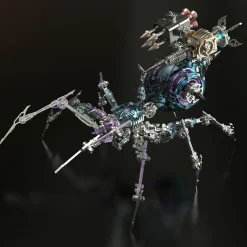 Steampunk Mechanical War Spider 3D Assembly Model Kit – Build Your Own Industrial Arachnid Artillery