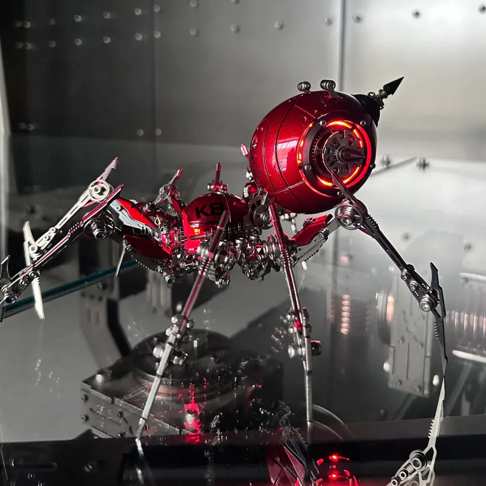 Steampunk Mechanical War Spider 3D Assembly Model Kit – Build Your Own Industrial Arachnid Artillery