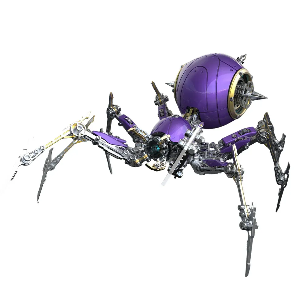 Steampunk Mechanical War Spider 3D Assembly Model Kit – Build Your Own Industrial Arachnid Artillery