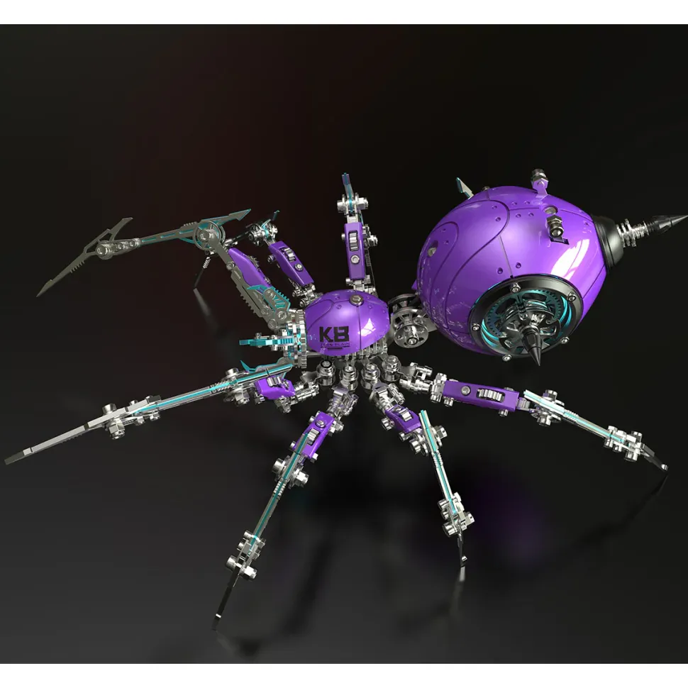 Steampunk Mechanical War Spider 3D Assembly Model Kit – Build Your Own Industrial Arachnid Artillery