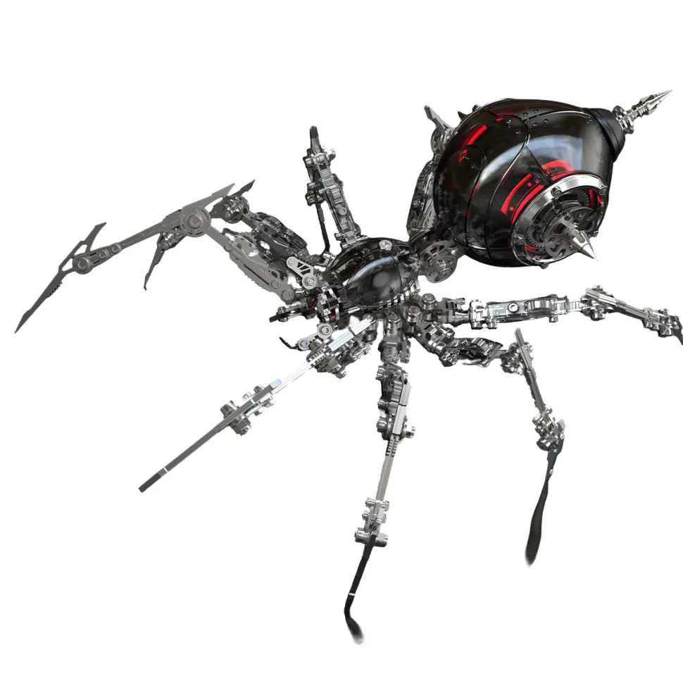 Steampunk Mechanical War Spider 3D Assembly Model Kit – Build Your Own Industrial Arachnid Artillery