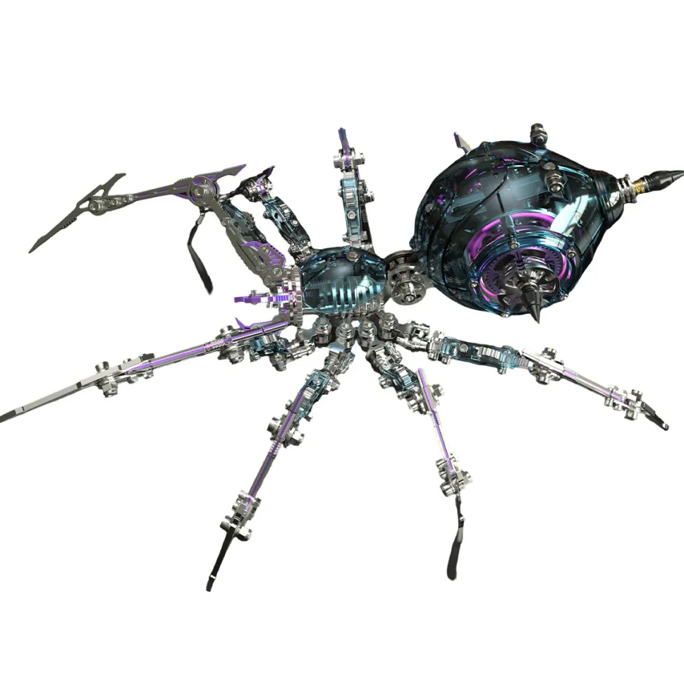 Steampunk Mechanical War Spider 3D Assembly Model Kit – Build Your Own Industrial Arachnid Artillery