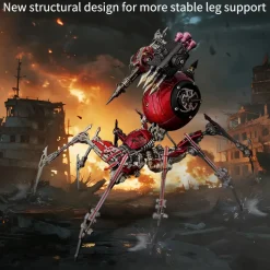 Steampunk Mechanical War Spider 3D Assembly Model Kit – Build Your Own Industrial Arachnid Artillery